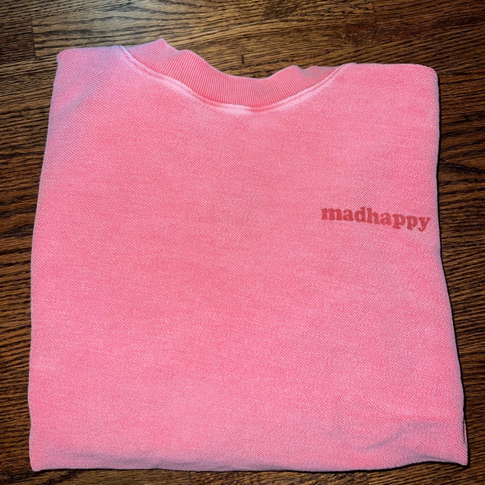 COPY - MEDIUM RED MADHAPPY CREW NECK